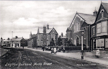 North Street showing the Methodist Church about 1900